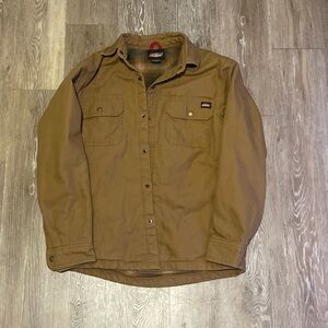 Dickies Brown Lightweight Shirt Jacket